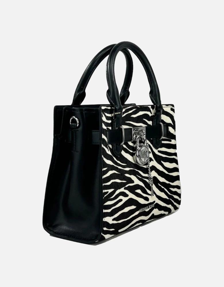 Zebra Print Leather Crossbody Bag Women - Blackwhite Messenger Bags