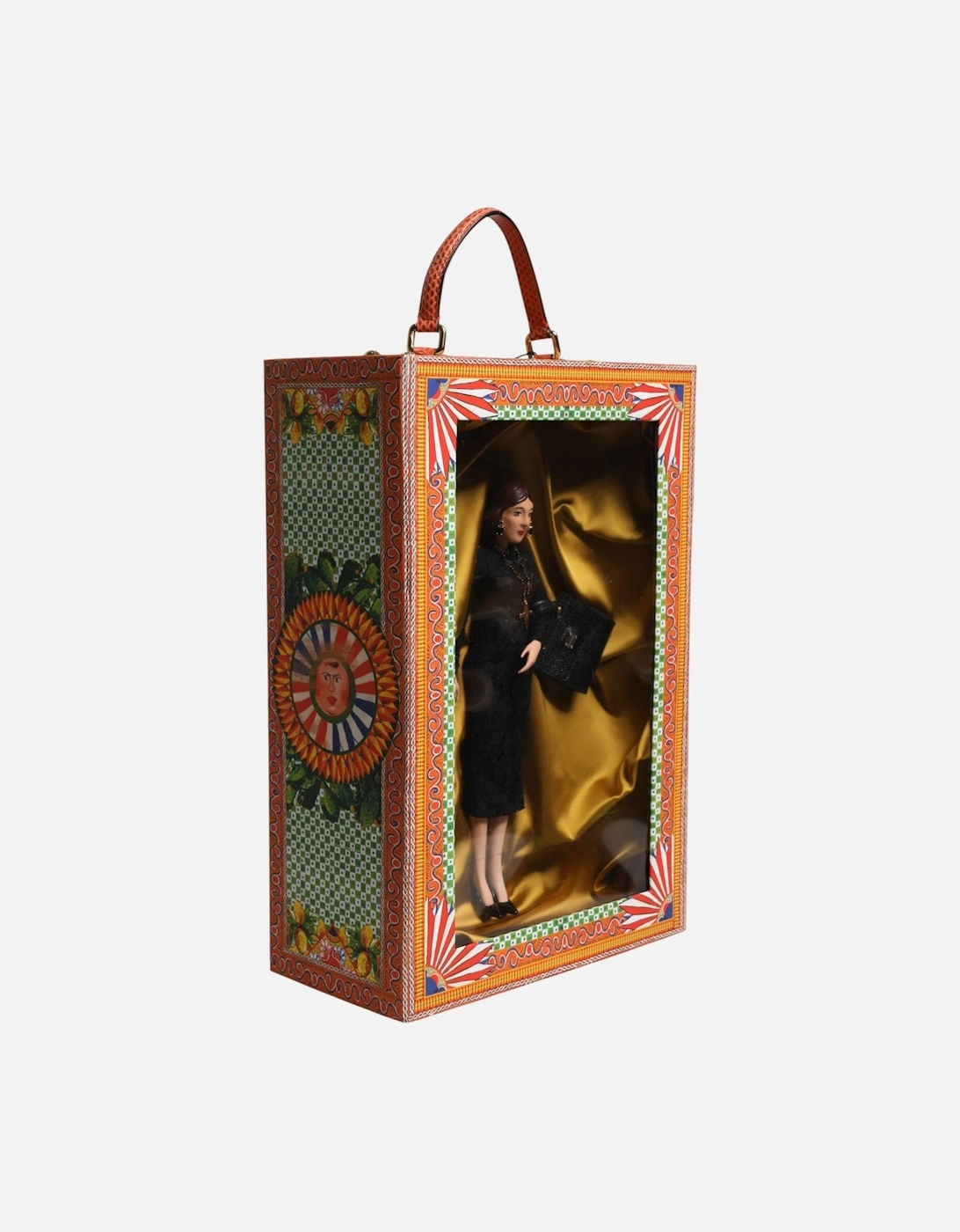 Exotic Leather Top Handle Print Bag Women - Multicolor Other