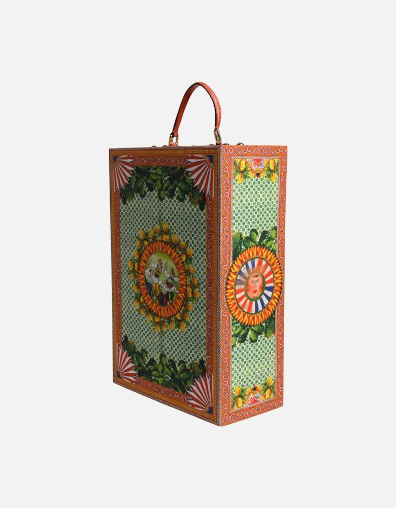 Exotic Leather Top Handle Print Bag Women - Multicolor Other