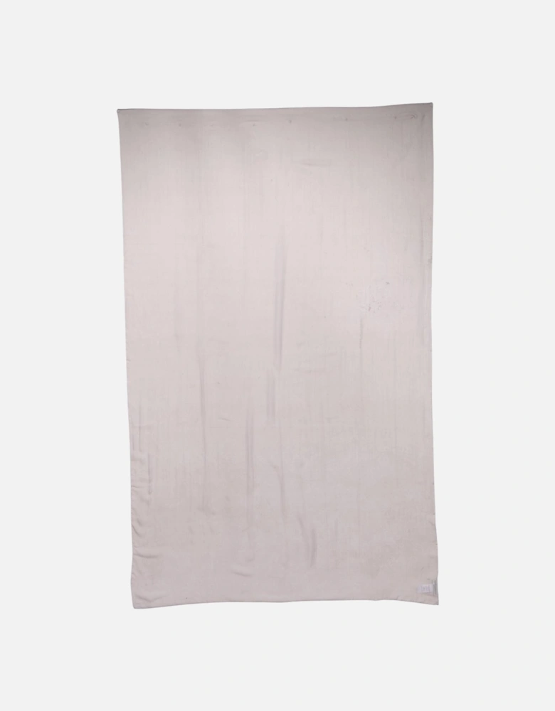 Silk Wrap Shawl Scarf with Logo Details Women - Purple Scarves