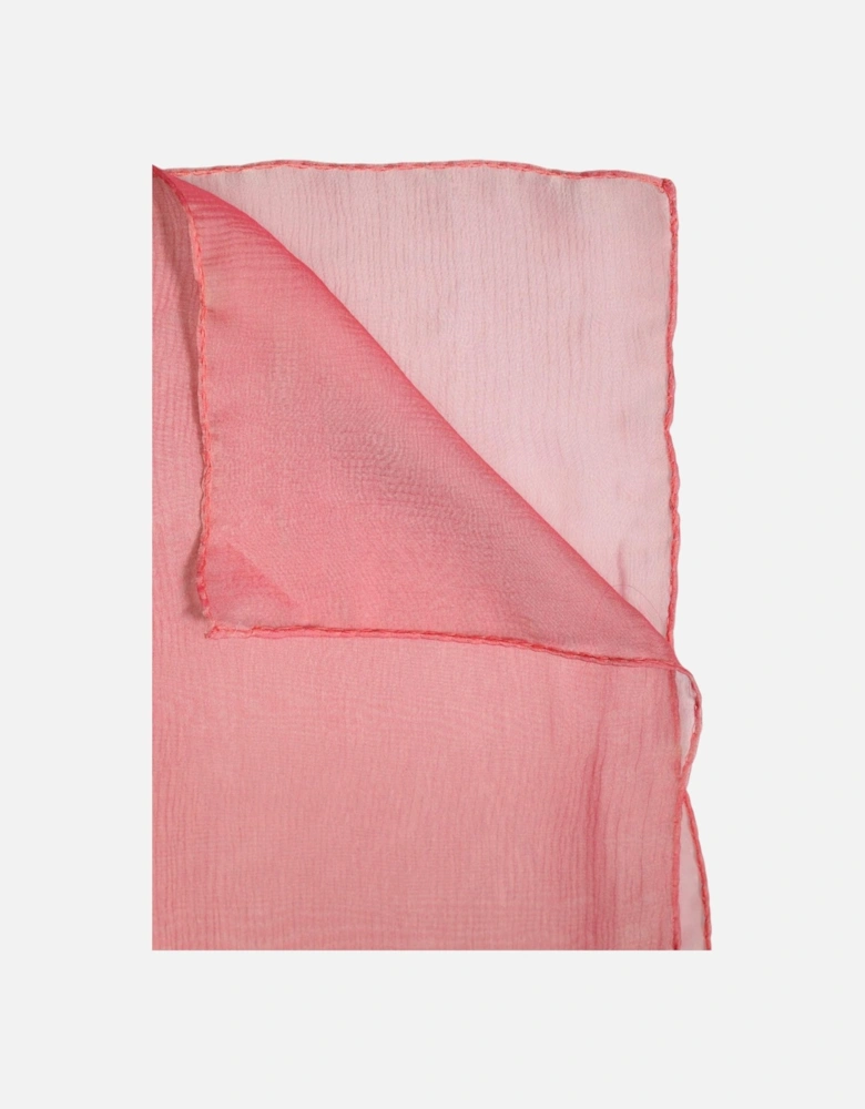 100% Silk Wrap Shawl Scarf Women - Pink Scarves
