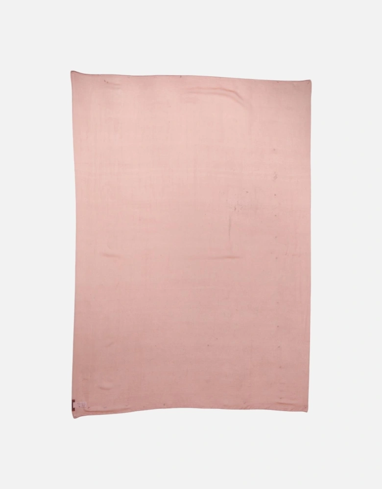 Silk Wrap Shawl Scarf with Logo Details Women - Pink Scarves