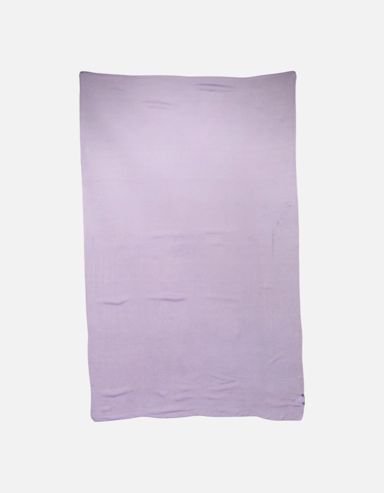 Silk Wrap Shawl Scarf with Logo Details Women - Purple Scarves