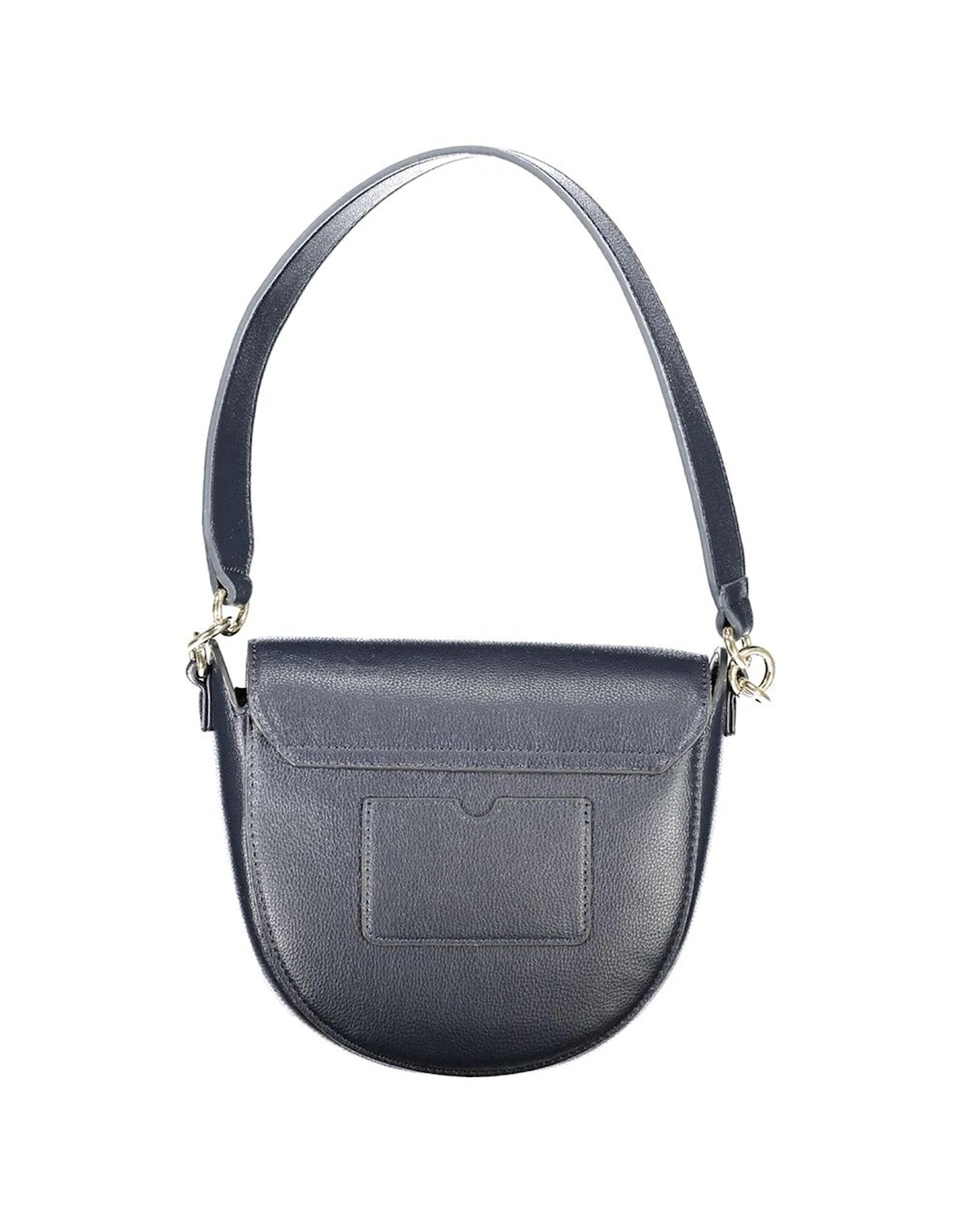 Handle Bag with 2 Compartments and Clip Closure Women - Blue Handbags