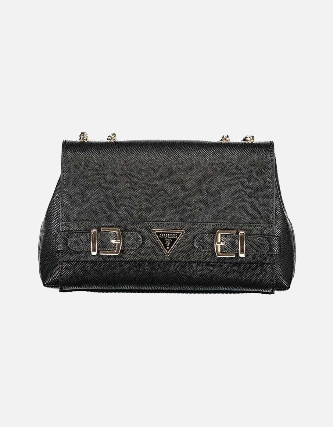 Levante Bag with Chain Shoulder Strap and Logo Women - Black Handbags, 4 of 3