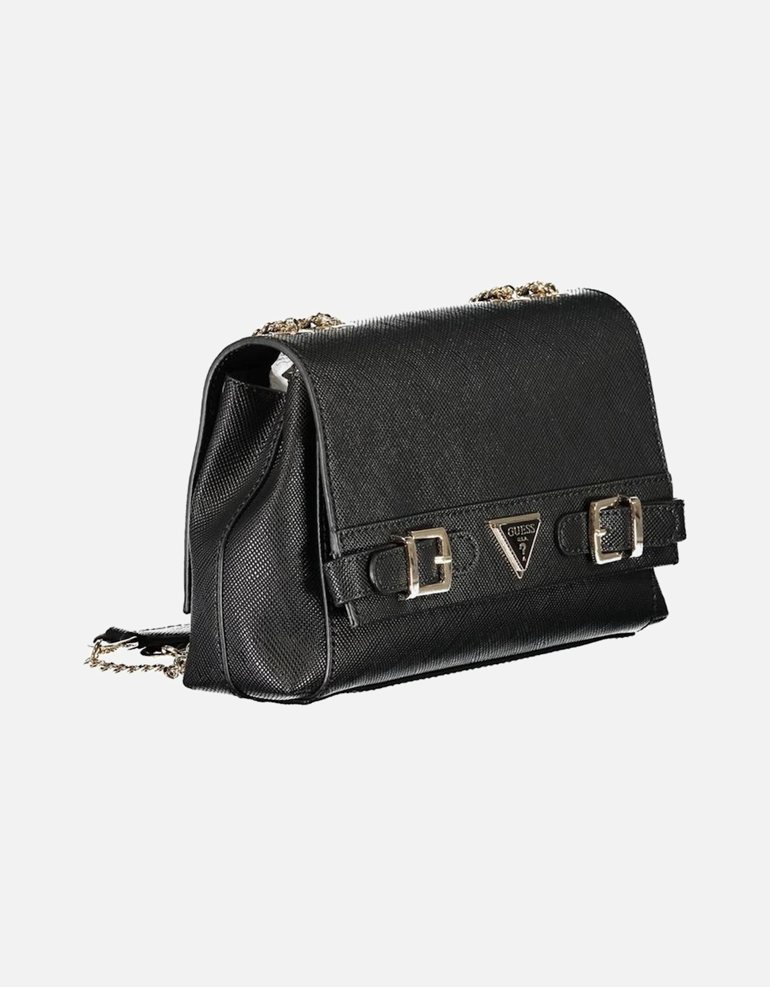 Levante Bag with Chain Shoulder Strap and Logo Women - Black Handbags