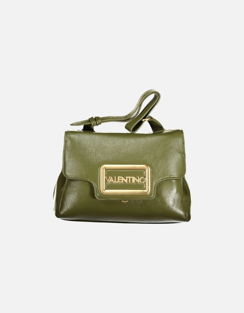 Adjustable Handle Shoulder Bag with Central Pocket Women - Green