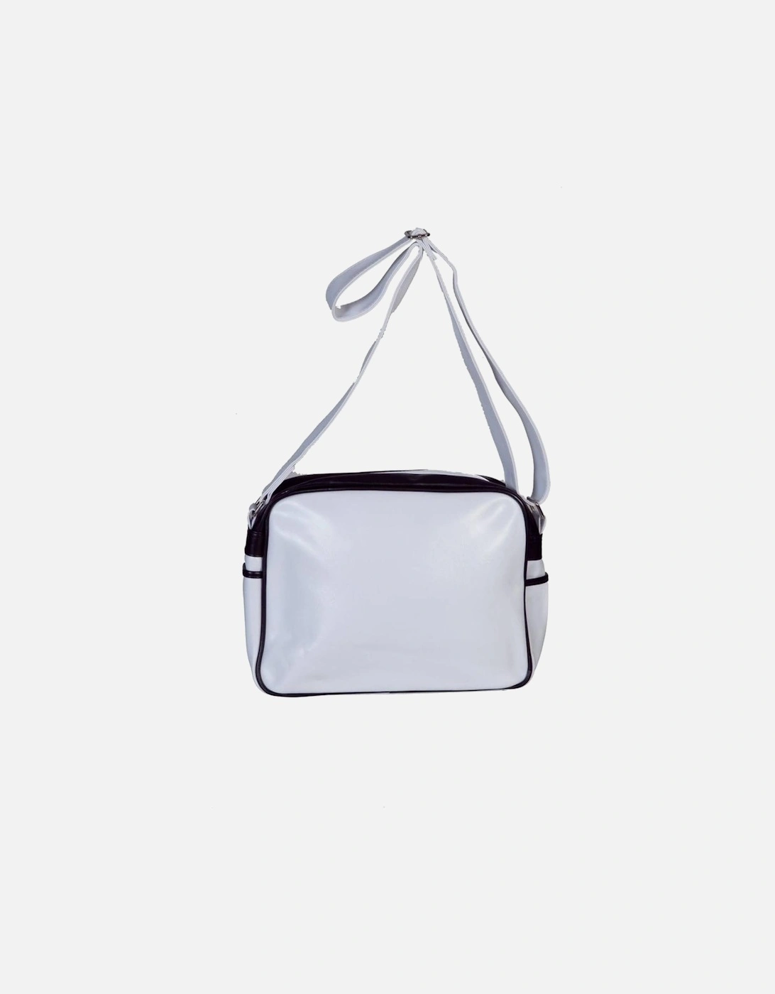 Printed Shoulder Bag with Adjustable Strap and Pockets Women - White