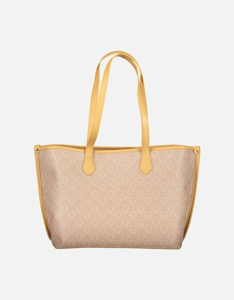 Eco-Friendly Chic Shoulder Bag with Ample Compartments Women - Beige