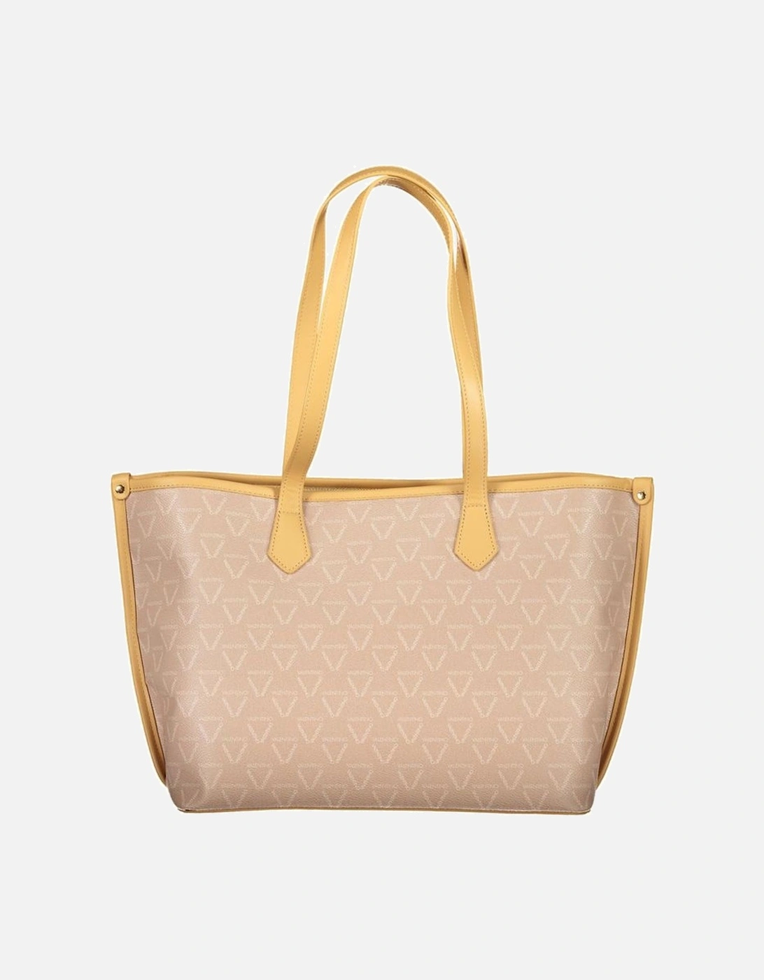 Eco-Friendly Chic Shoulder Bag with Ample Compartments Women - Beige