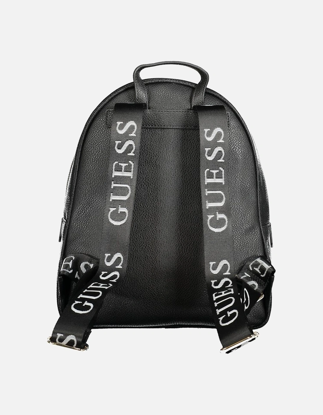 Sleek Backpack with Contrasting Details and Logo Women - Black