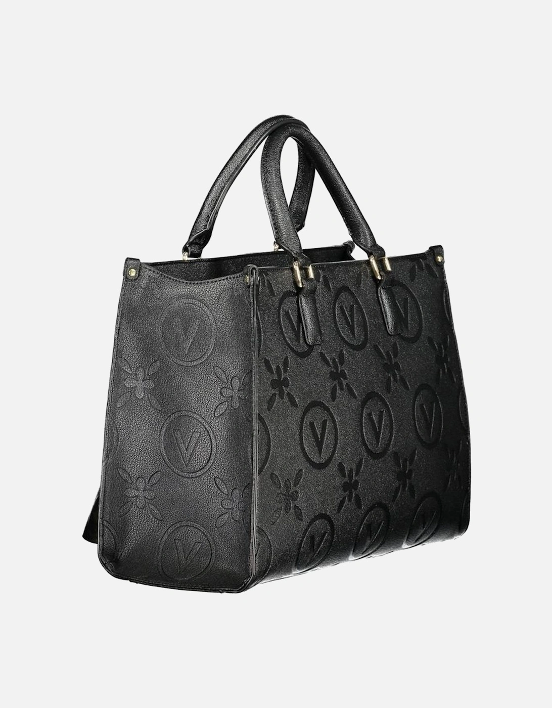 Sophisticated Bold Style Handbag with Dual Handles Women - Black