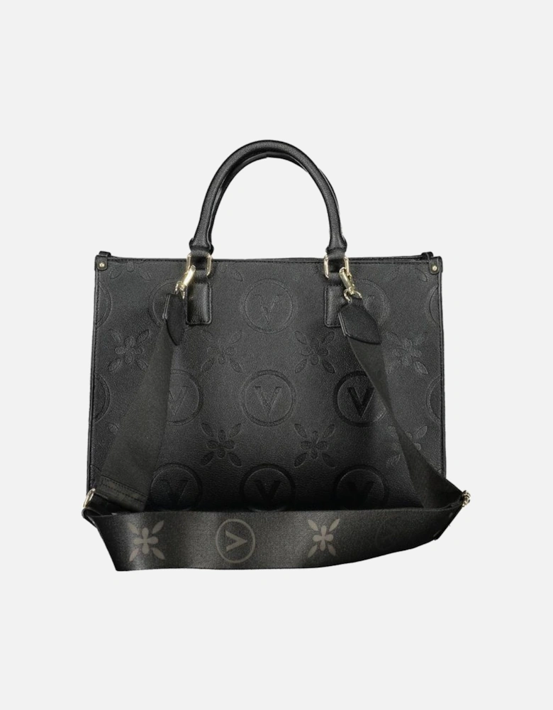Sophisticated Bold Style Handbag with Dual Handles Women - Black
