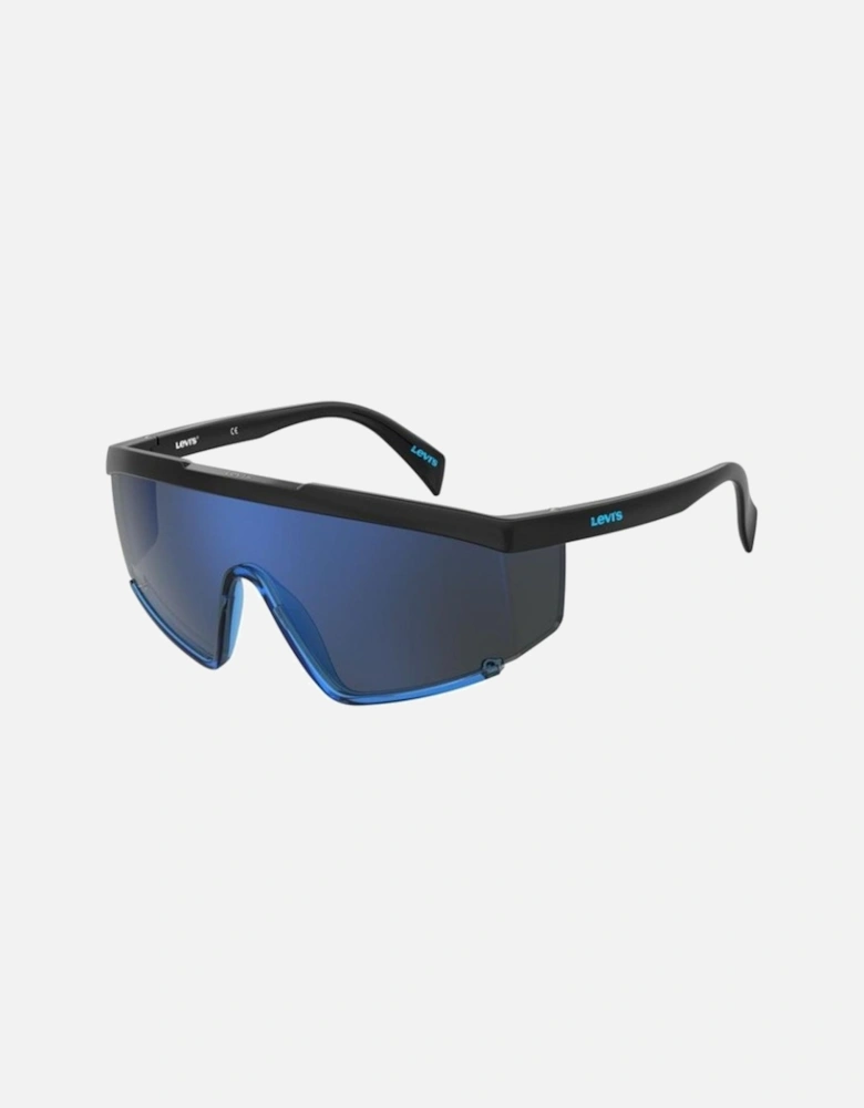 Shield Sunglasses Gradient Lenses Unisex - Black