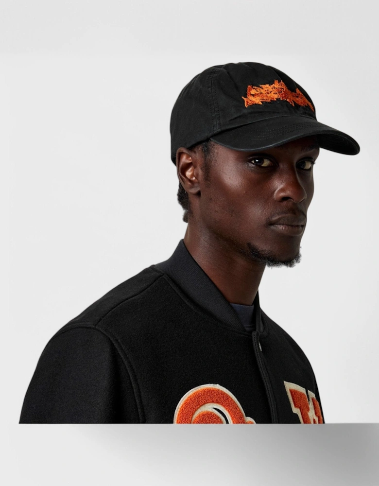 Neen Baseball Cap Black Orange