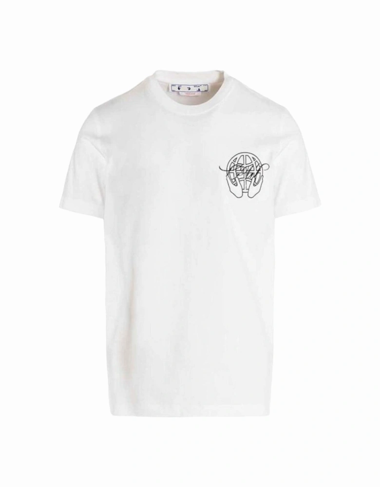 Hand Arrow Tee White