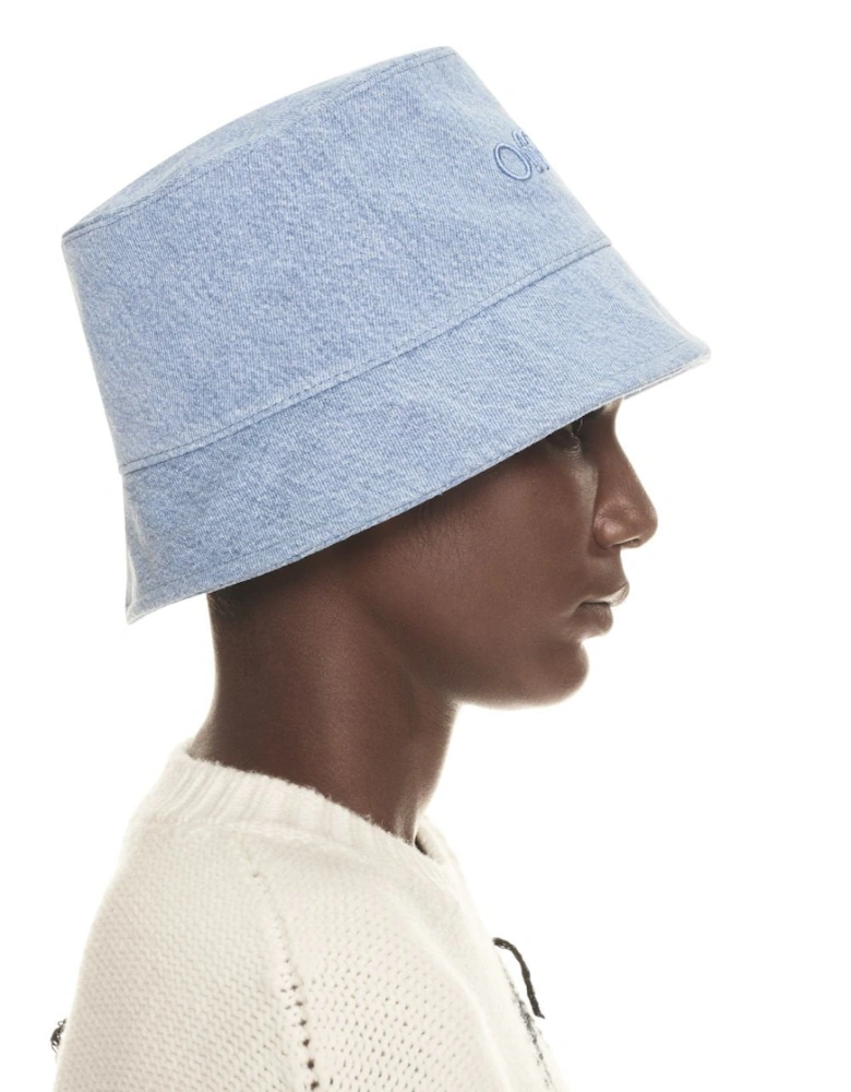 Bookish Logo Bucket Hat Blue