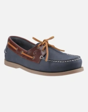 Navy/Brown Leather