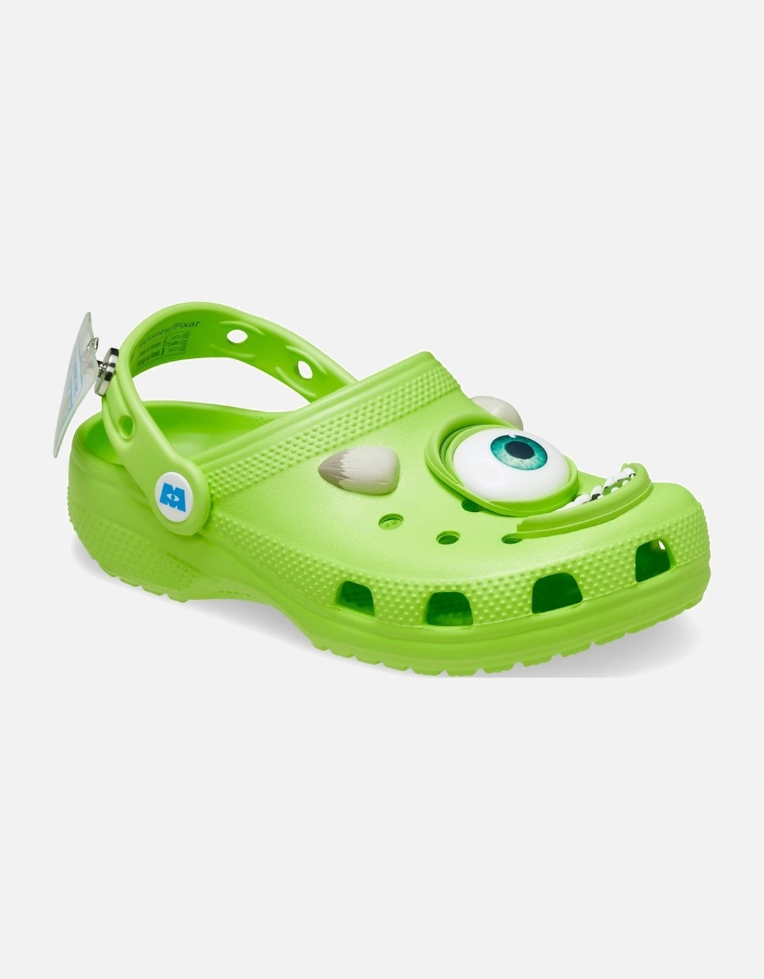 Crocs Monsters Inc Kids Classic Clogs - Green - Size: 12