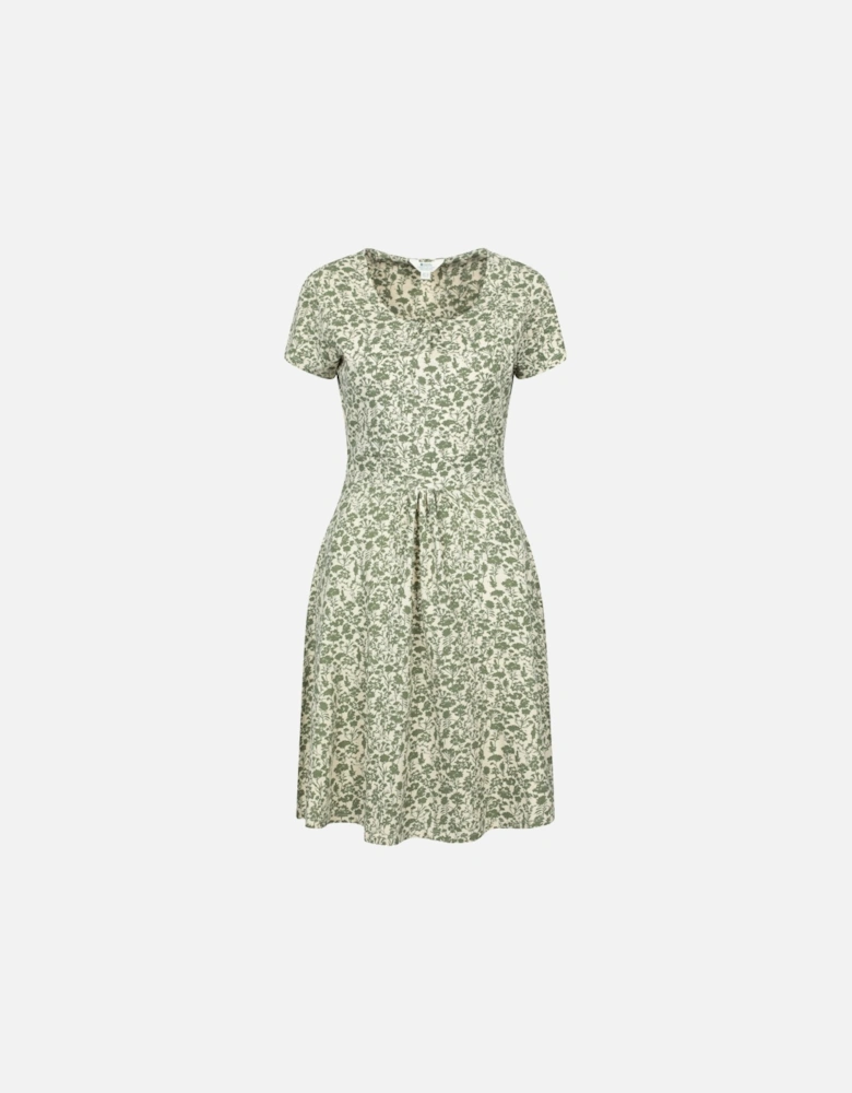 Womens/Ladies Orchid Leafy Floral UV Dress