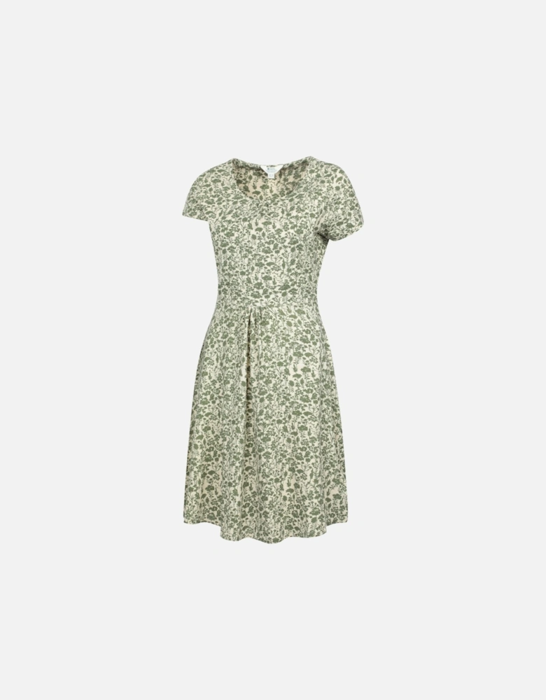 Womens/Ladies Orchid Leafy Floral UV Dress