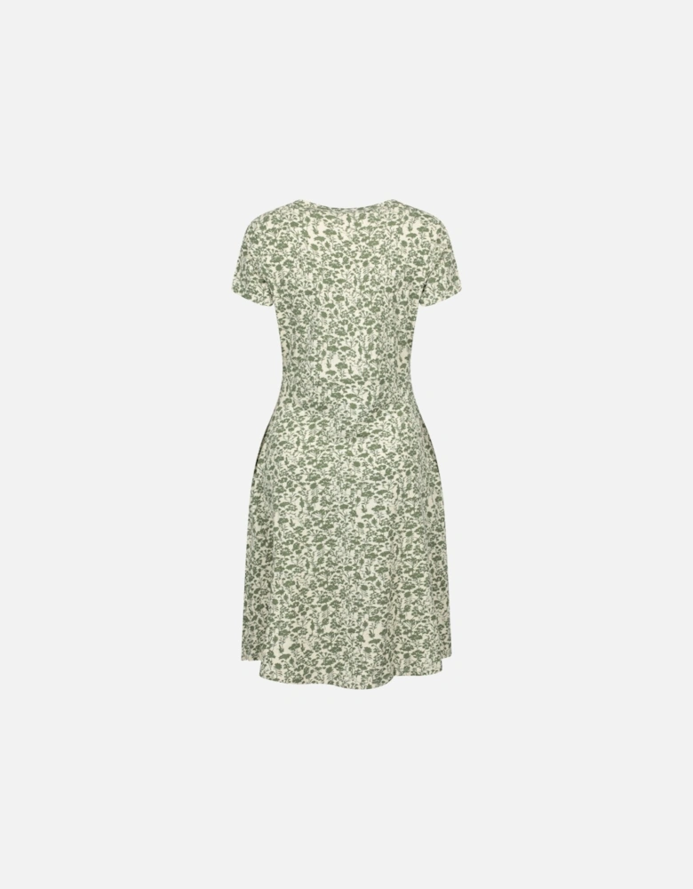 Womens/Ladies Orchid Leafy Floral UV Dress