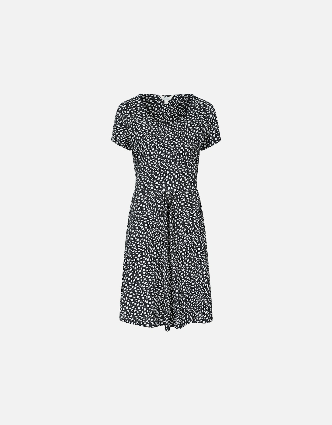 Womens/Ladies Orchid Floral Dress, 4 of 3