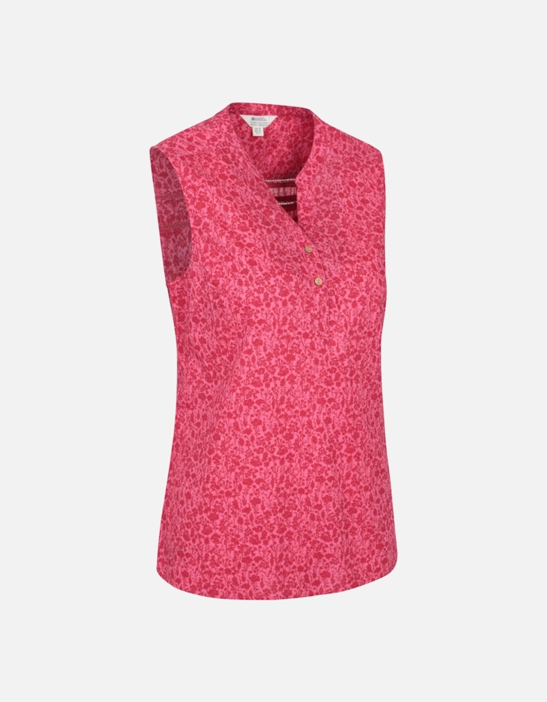 Womens/Ladies Petra Floral Pattern Sleeveless Shirt
