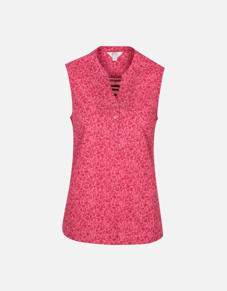 Womens/Ladies Petra Floral Pattern Sleeveless Shirt