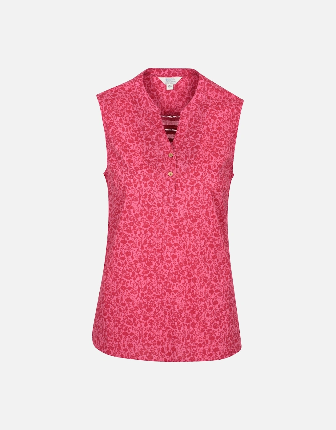 Womens/Ladies Petra Floral Pattern Sleeveless Shirt, 5 of 4