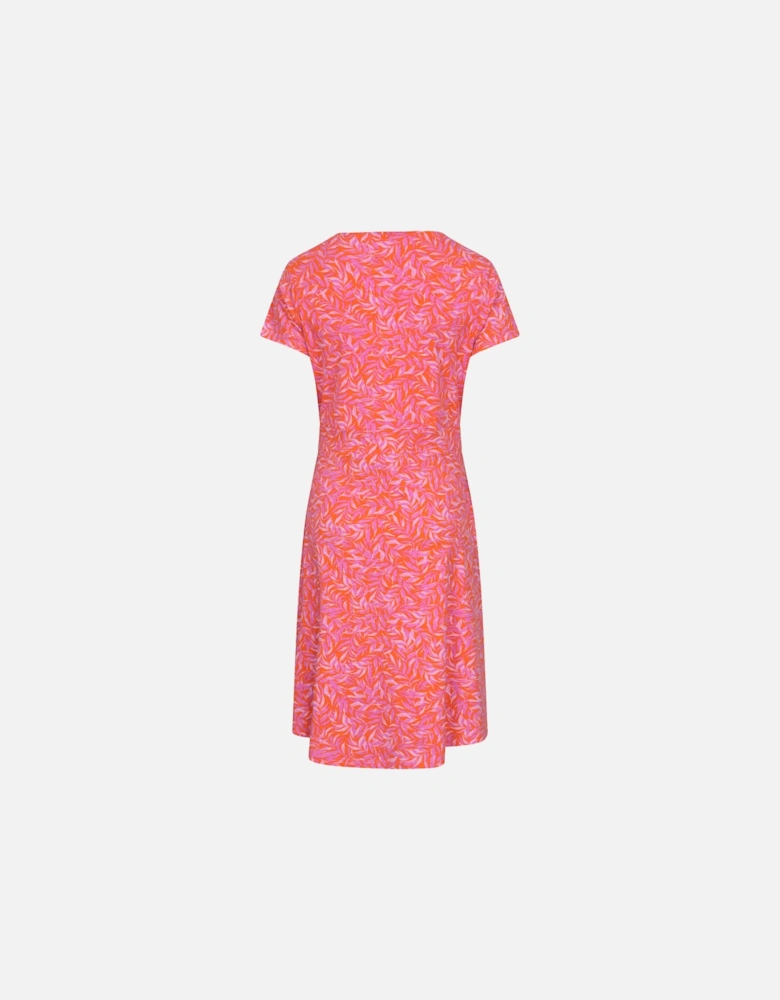 Womens/Ladies Orchid Leaves Dress