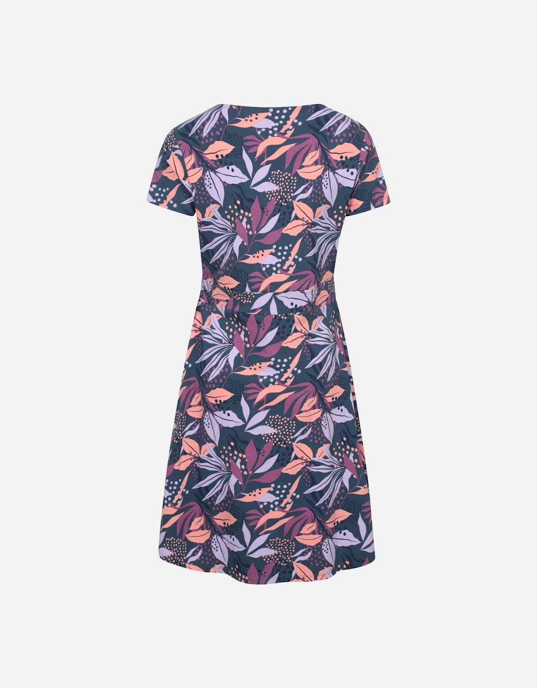 Womens/Ladies Orchid Leafy Floral Dress
