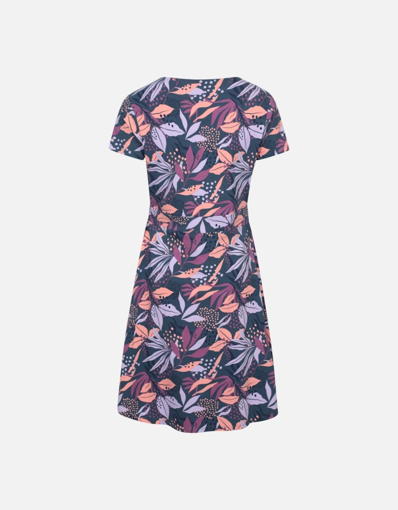 Womens/Ladies Orchid Leaf Dress