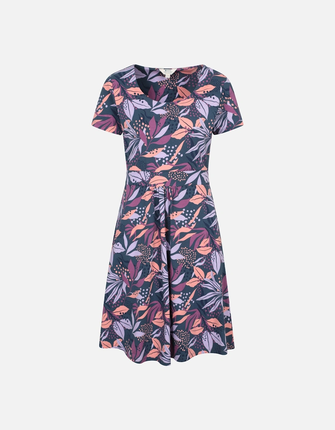Womens/Ladies Orchid Leaf Dress, 5 of 4