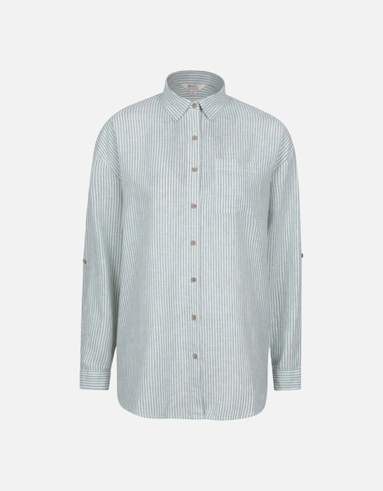 Womens/Ladies Santiago Stripe Oversized Shirt