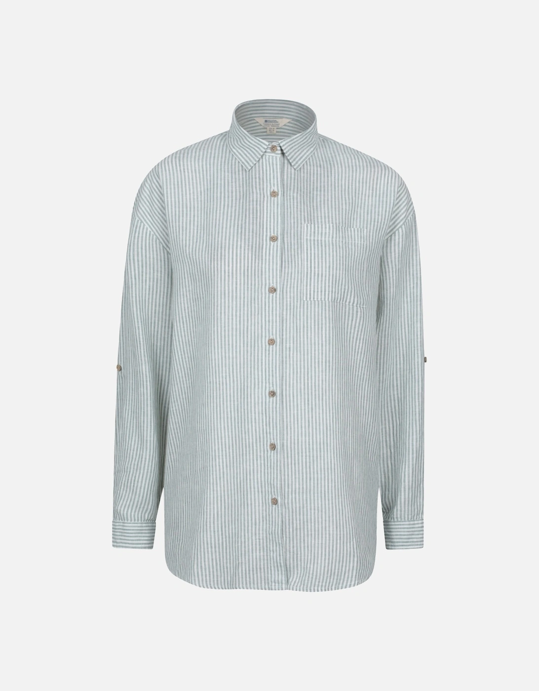 Womens/Ladies Santiago Stripe Oversized Shirt, 4 of 3