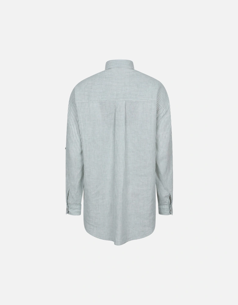 Womens/Ladies Santiago Stripe Oversized Shirt