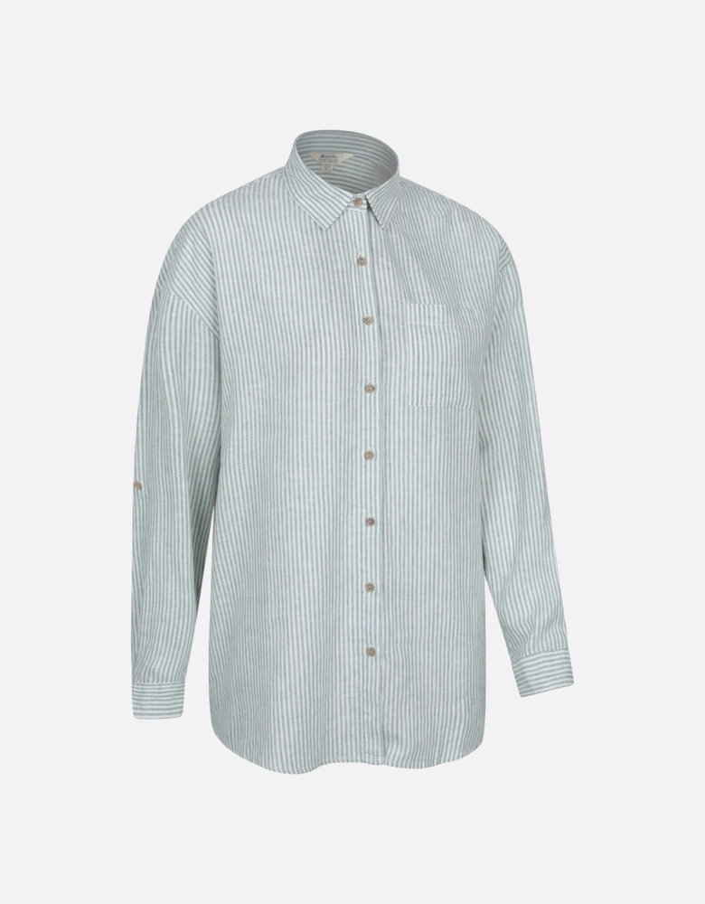 Womens/Ladies Santiago Stripe Oversized Shirt