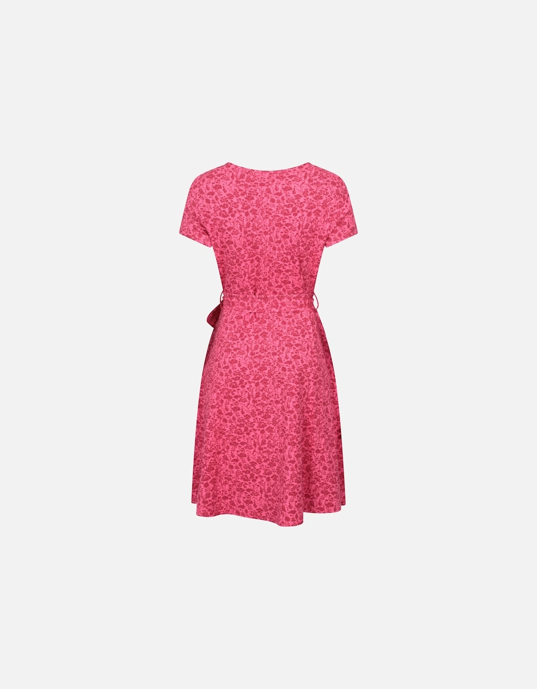 Womens/Ladies Santorini Flower Jersey Wrap Dress