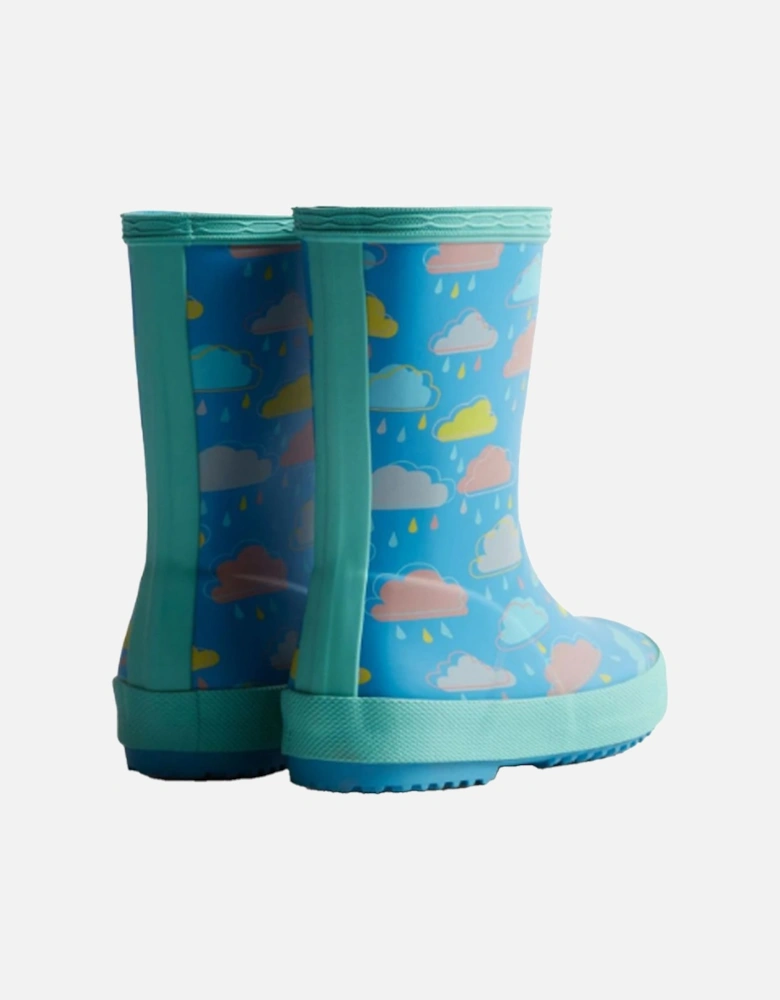 Childrens/Kids Rain Cloud Wellington Boots