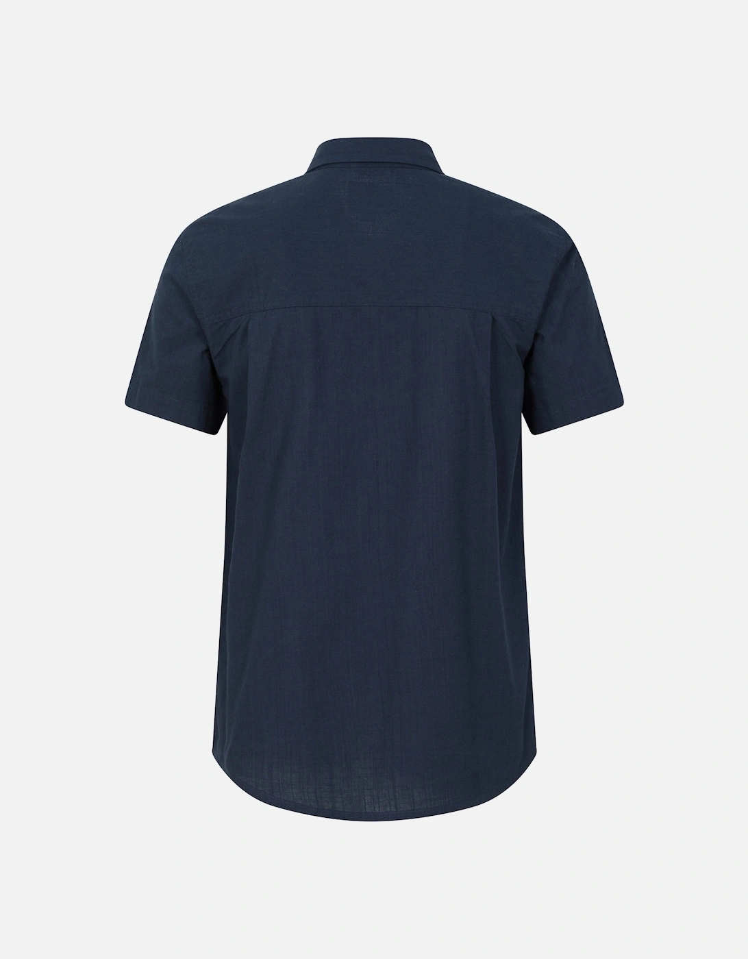 Mens Coconut Textured Slub Short-Sleeved Shirt (Pack of 2)