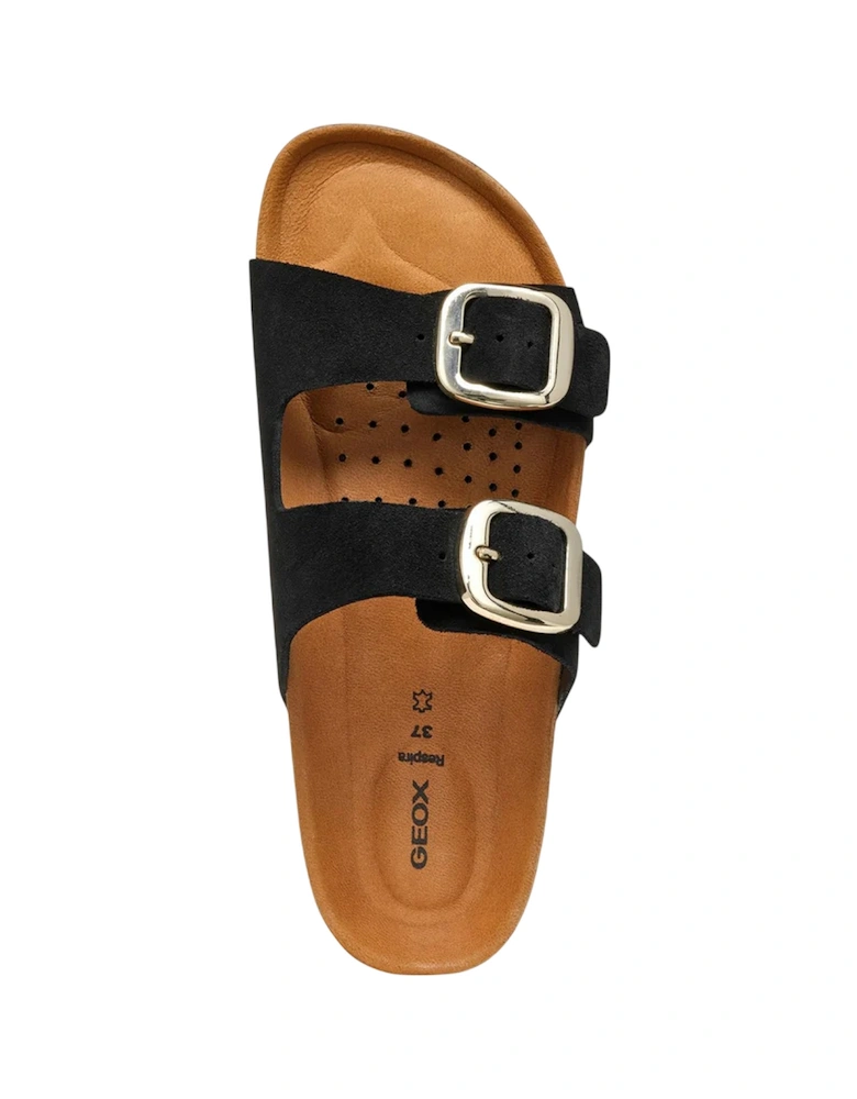 Womens/Ladies D Brionia H Leather Sandals