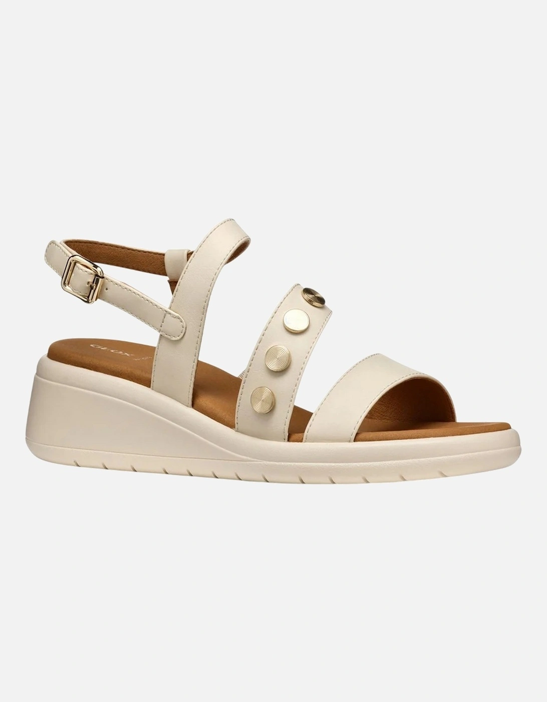 Geox Women's Tan / D Meliconia Sandals - : 7 Size 7 Uk