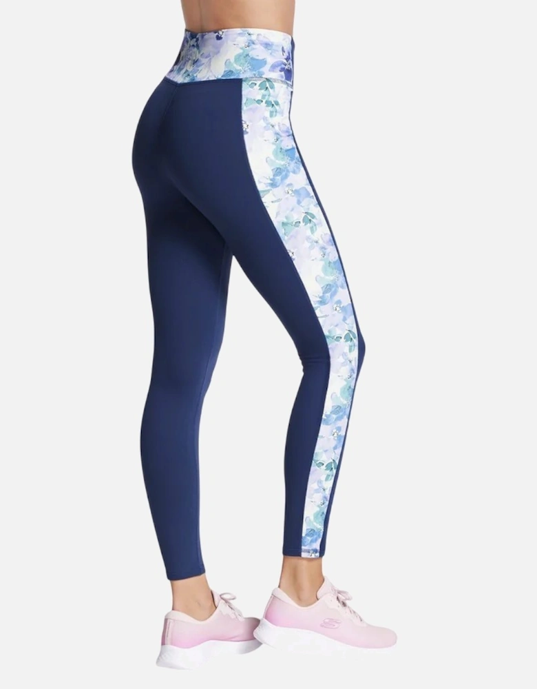 Skechers Womens/Ladies GoWalk Seascape Floral High Waist Leggings