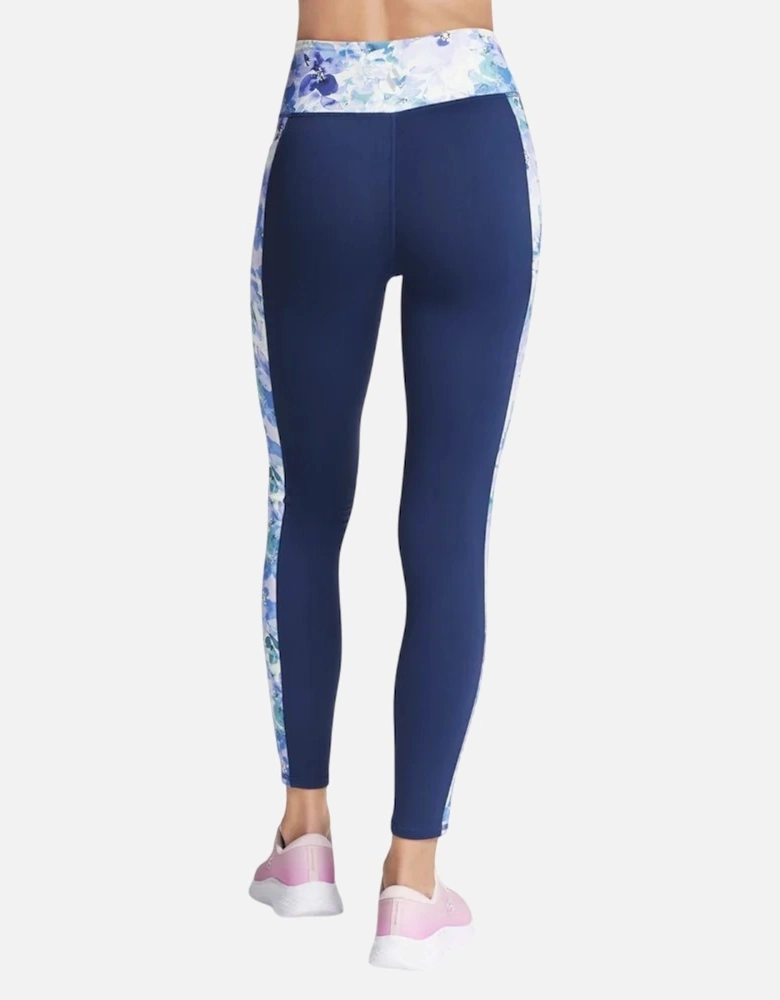 Skechers Womens/Ladies GoWalk Seascape Floral High Waist Leggings