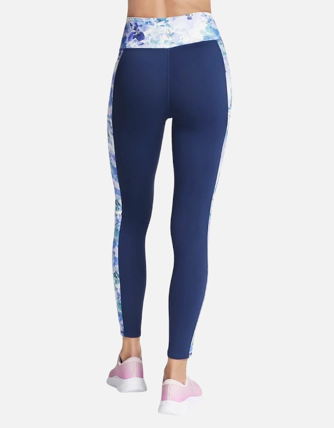 Skechers Womens/Ladies GoWalk Seascape Floral High Waist Leggings