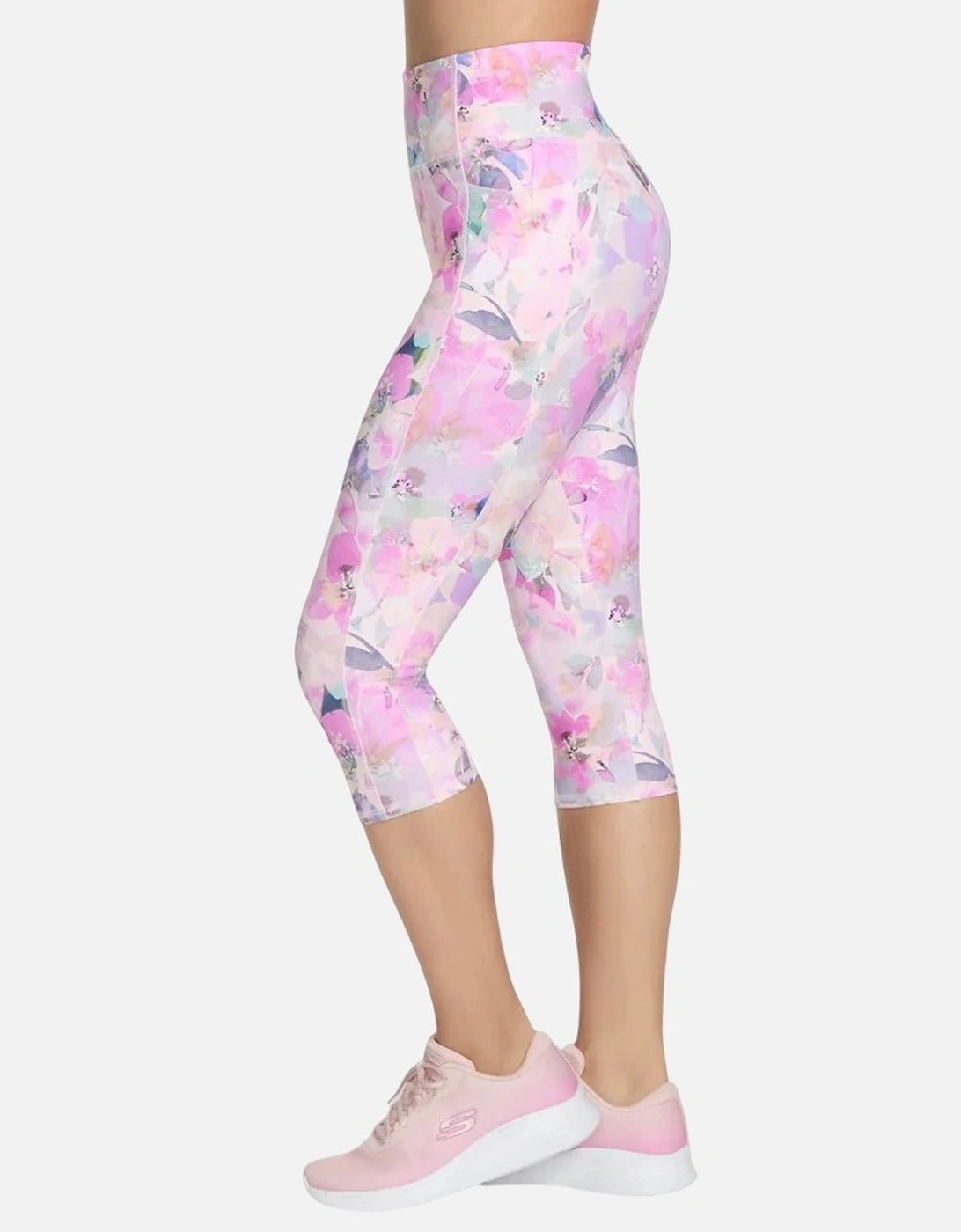 Skechers Womens/Ladies GoWalk Seascape Floral Capri