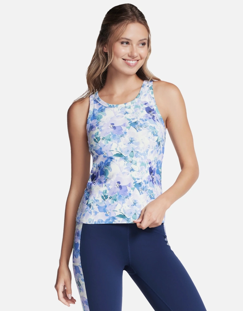 Skechers Womens/Ladies GoWalk Seascape Floral Tank Top