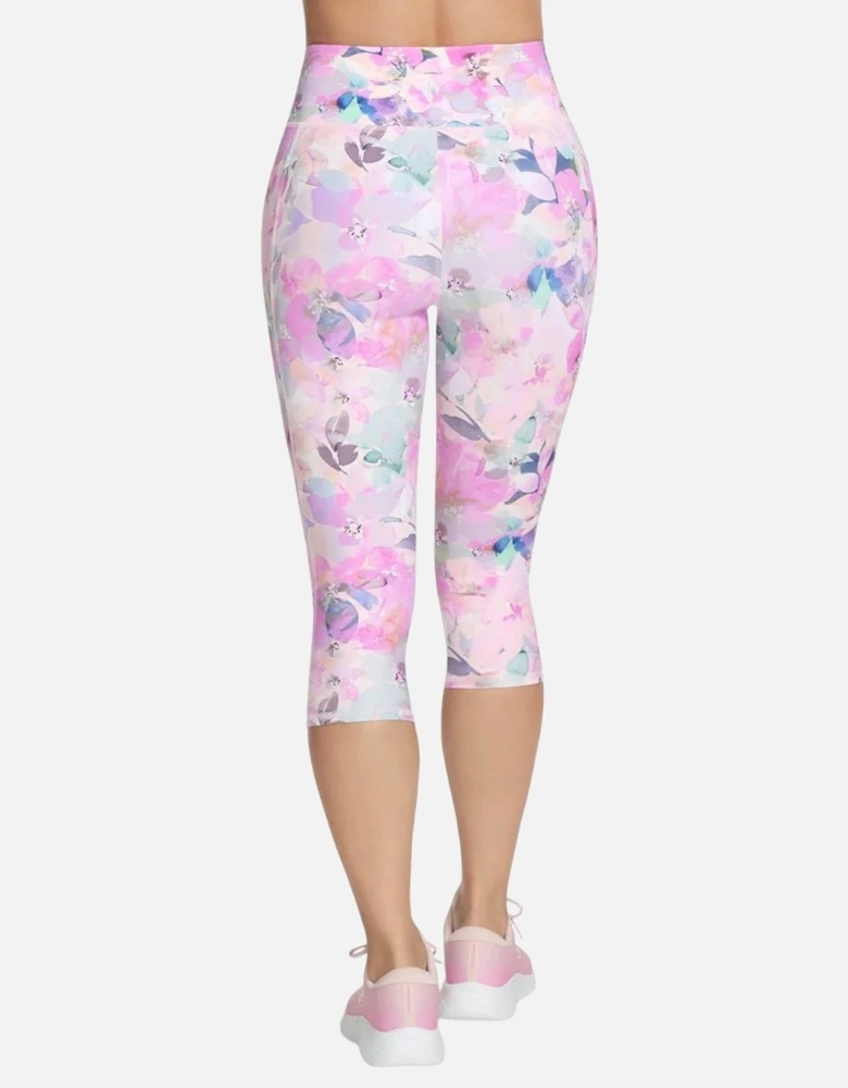 Skechers Womens/Ladies GoWalk Seascape Floral Capri