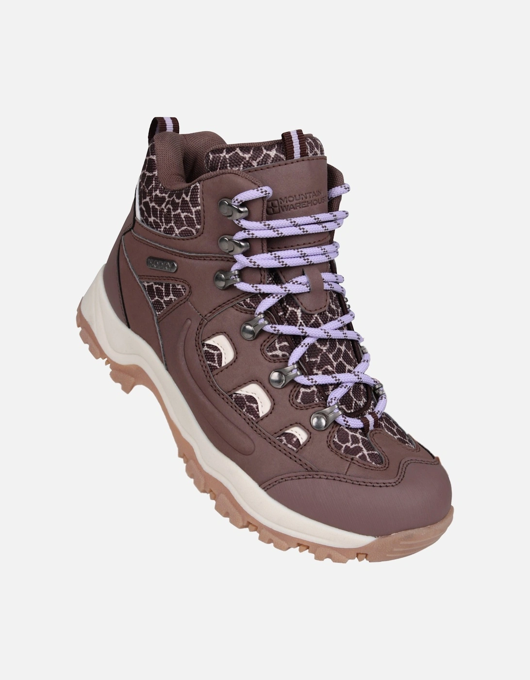 Womens/Ladies Adventurer Printed Waterproof Walking Boots, 6 of 5